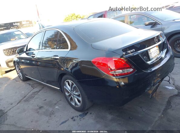 55SWF4JBXGU162342 2016 MERCEDES-BENZ C-CLASS Black Հետևի ձախ