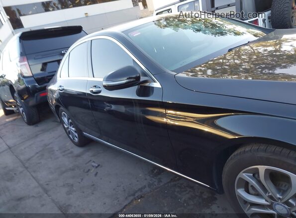 55SWF4JBXGU162342 2016 MERCEDES-BENZ C-CLASS Black Սալոնի հետևի տեսք