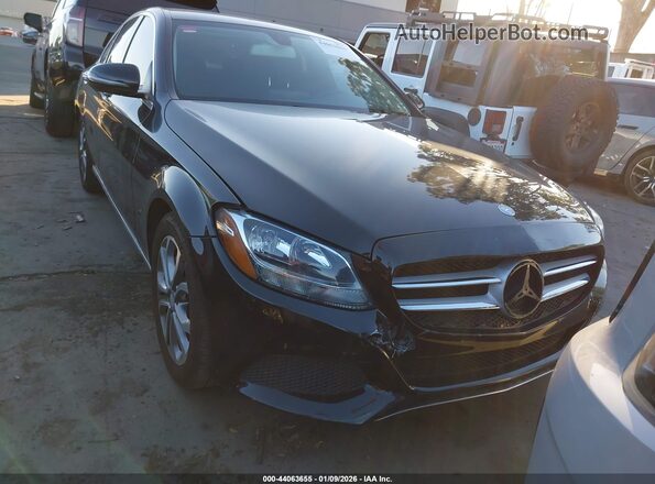 55SWF4JBXGU162342 2016 MERCEDES-BENZ C-CLASS Black Սարքավորումների վահանակի տեսք
