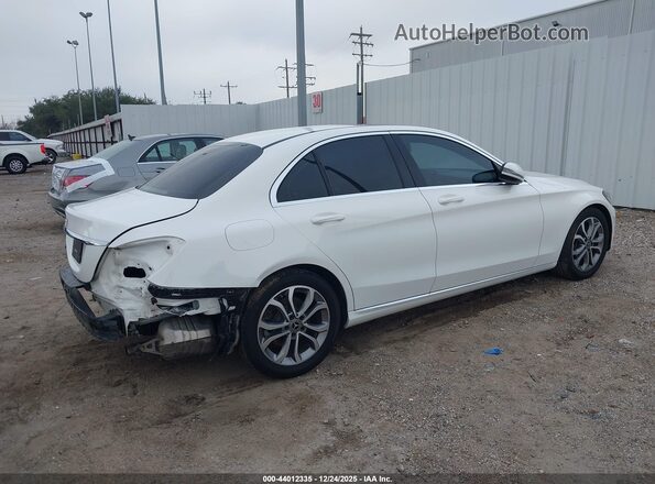 55SWF4JBXJU252730 2018 MERCEDES-BENZ C-CLASS Белый 