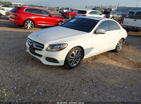 55SWF4JBXJU252730 2018 MERCEDES-BENZ C-CLASS Белый 