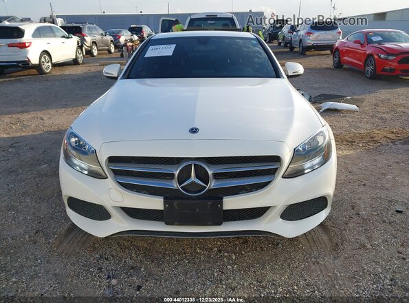 55SWF4JBXJU252730 2018 MERCEDES-BENZ C-CLASS Белый 