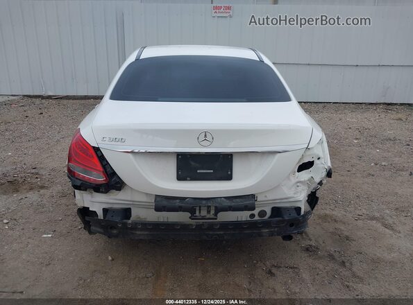 55SWF4JBXJU252730 2018 MERCEDES-BENZ C-CLASS Белый 