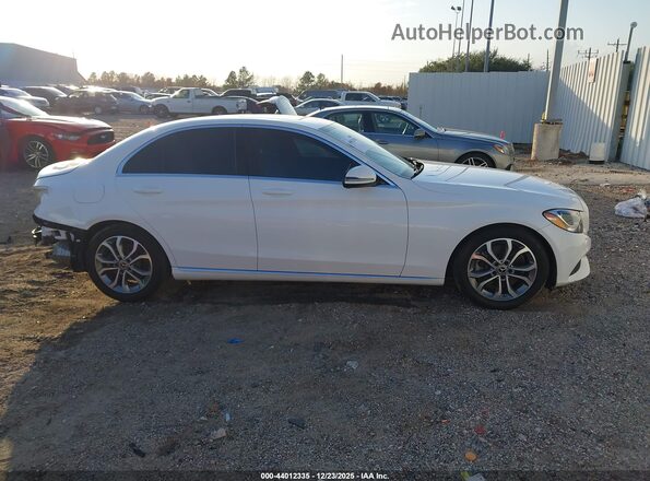 55SWF4JBXJU252730 2018 MERCEDES-BENZ C-CLASS Белый 