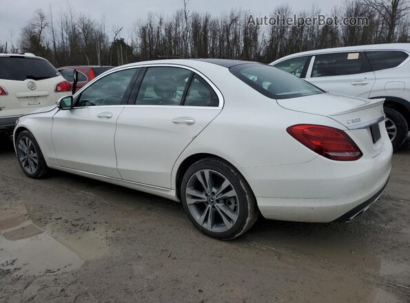 55SWF4KB2JU243129 2018 MERCEDES-BENZ C White 