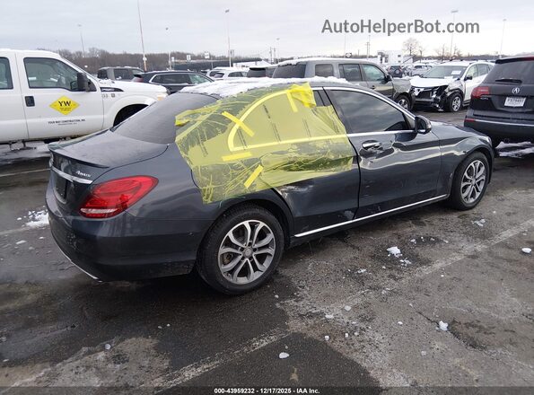 55SWF4KB4GU140092 2016 MERCEDES-BENZ C-CLASS Gray Tył prawy