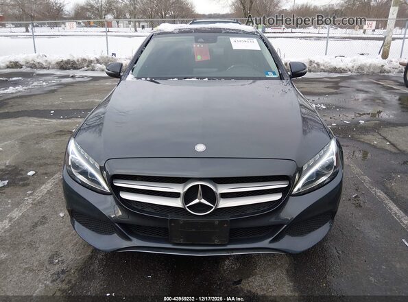 55SWF4KB4GU140092 2016 MERCEDES-BENZ C-CLASS Gray Widok zestawu wskaźników