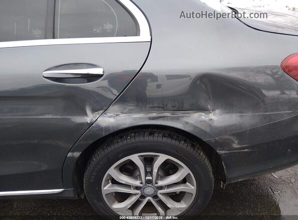 55SWF4KB4GU140092 2016 MERCEDES-BENZ C-CLASS Gray 