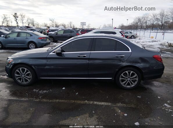 55SWF4KB4GU140092 2016 MERCEDES-BENZ C-CLASS Gray Widok wnętrza 360 stopni