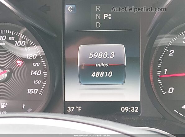 55SWF4KB4GU140092 2016 MERCEDES-BENZ C-CLASS Gray 