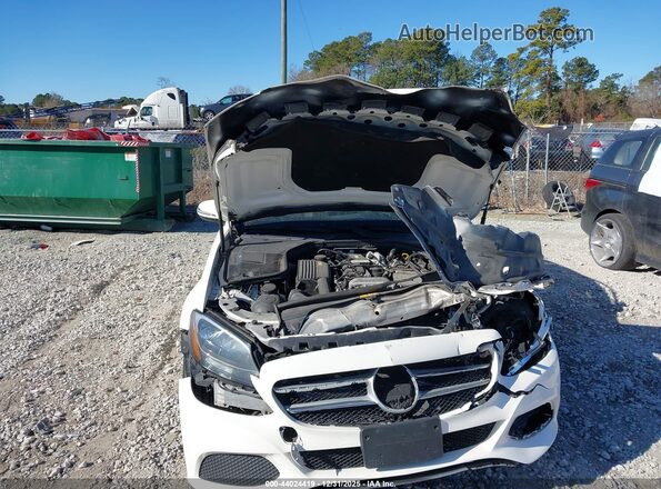 55SWF4KB4GU175151 2016 MERCEDES-BENZ C-CLASS White Instrument cluster view