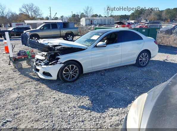 55SWF4KB4GU175151 2016 MERCEDES-BENZ C-CLASS White Front left
