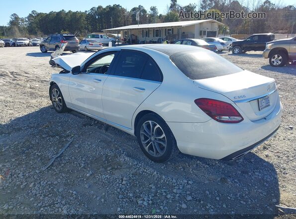 55SWF4KB4GU175151 2016 MERCEDES-BENZ C-CLASS White Rear left