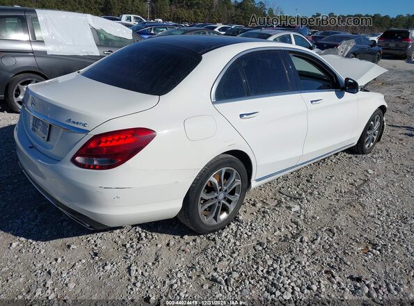55SWF4KB4GU175151 2016 MERCEDES-BENZ C-CLASS White Rear right