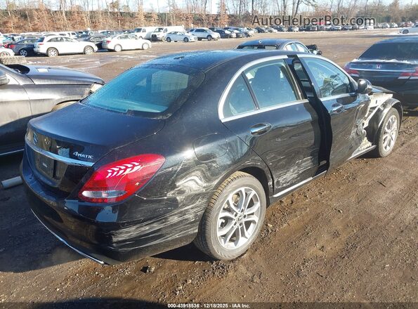 55SWF4KB5JU246400 2018 MERCEDES-BENZ C-CLASS Black 