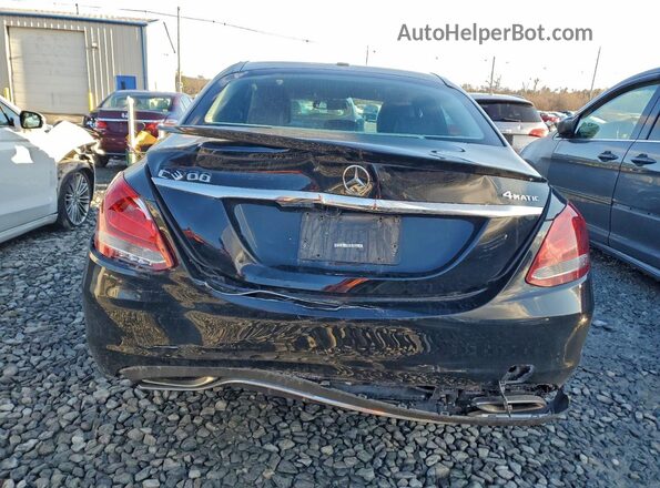55SWF4KB5JU256425 2018 MERCEDES-BENZ C Black 