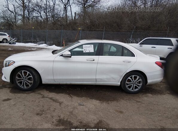 55SWF4KB8JU257228 2018 MERCEDES-BENZ C-CLASS White 