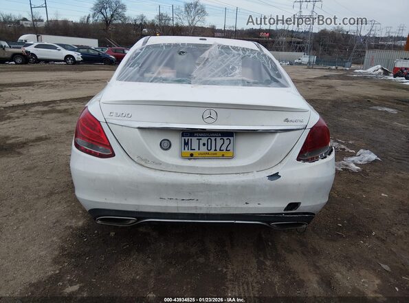 55SWF4KB8JU257228 2018 MERCEDES-BENZ C-CLASS White 