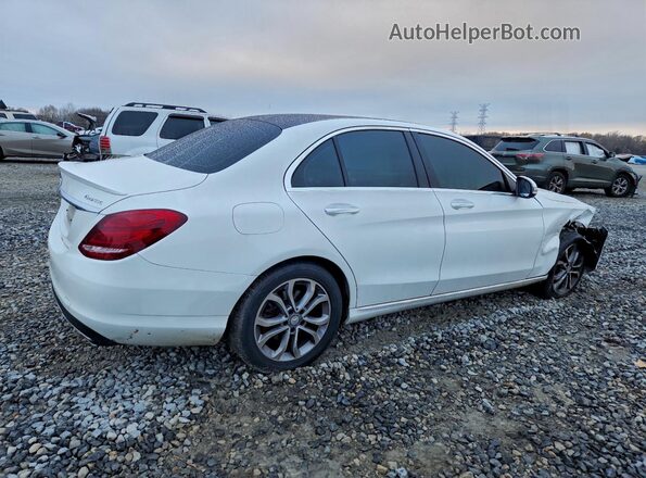 55SWF4KBXGU099497 2016 MERCEDES-BENZ C White Rear right