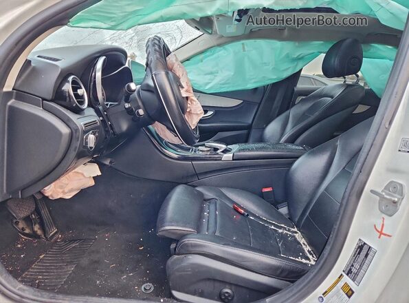 55SWF4KBXGU099497 2016 MERCEDES-BENZ C White Front interior view