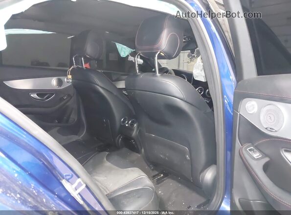 55SWF6EB1HU209040 2017 MERCEDES-BENZ AMG C 43 Blue Вид наклейки з VIN-кодом