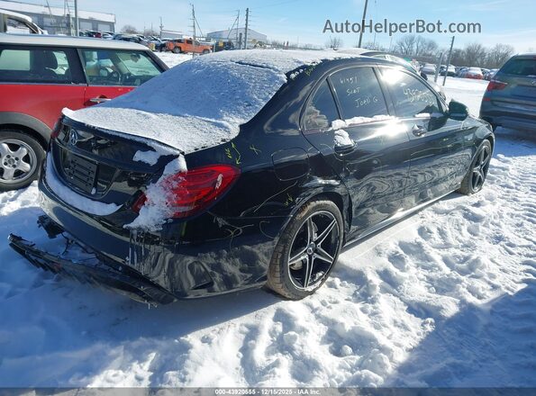 55SWF6EB1JU254145 2018 MERCEDES-BENZ AMG C 43 Black Հետևի աջ