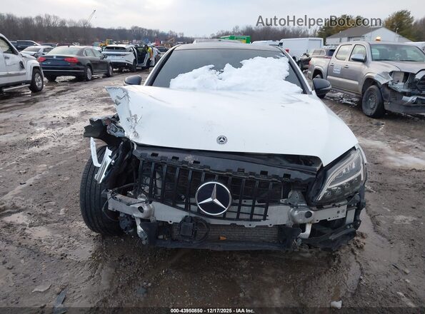 55SWF6EB1KU304740 2019 MERCEDES-BENZ AMG C 43 White Вид щитка приладів