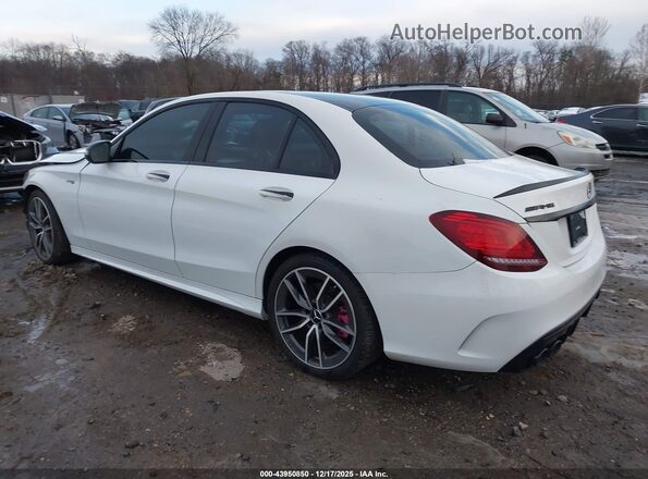 55SWF6EB1KU304740 2019 MERCEDES-BENZ AMG C 43 White Задня ліва чверть