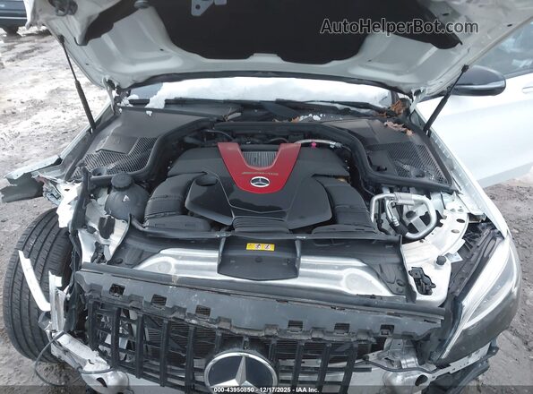 55SWF6EB1KU304740 2019 MERCEDES-BENZ AMG C 43 White Вид ззаду