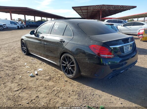 55SWF6EB3HU190815 2017 MERCEDES-BENZ AMG C 43 Black Հետևի ձախ