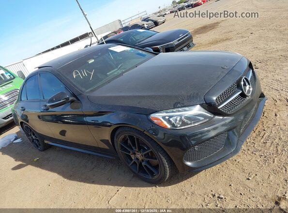 55SWF6EB3HU190815 2017 MERCEDES-BENZ AMG C 43 Black Սալոնի հետևի տեսք