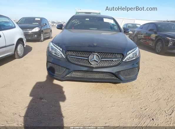 55SWF6EB3HU190815 2017 MERCEDES-BENZ AMG C 43 Black Դիմացի տեսք