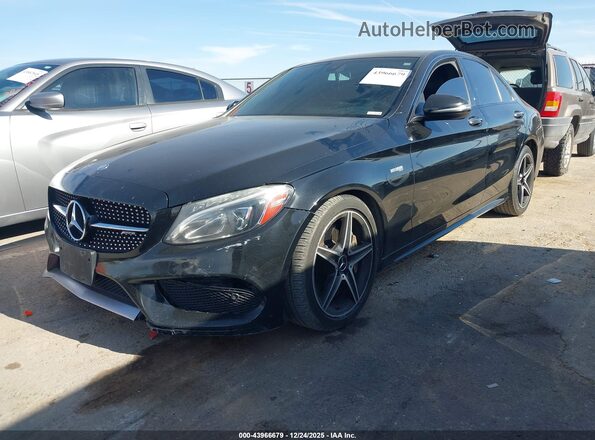 55SWF6EB4HU181878 2017 MERCEDES-BENZ AMG C 43 Black წინა მარცხენა ხედი სამი მეოთხედიდან