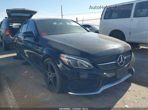 55SWF6EB4HU181878 2017 MERCEDES-BENZ AMG C 43 Black უკანა სალონის ხედი