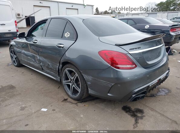 55SWF6EB6HU192882 2017 MERCEDES-BENZ AMG C 43 Gray Tył lewy