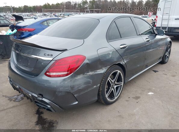 55SWF6EB6HU192882 2017 MERCEDES-BENZ AMG C 43 Gray Tył prawy