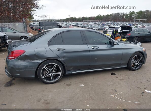 55SWF6EB6HU192882 2017 MERCEDES-BENZ AMG C 43 Gray Widok wnętrza z tyłu