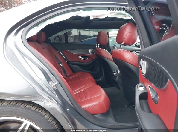 55SWF6EB6HU192882 2017 MERCEDES-BENZ AMG C 43 Gray Widok naklejki z numerem VIN
