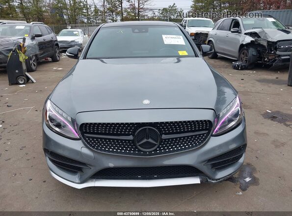 55SWF6EB6HU192882 2017 MERCEDES-BENZ AMG C 43 Gray Widok zestawu wskaźników