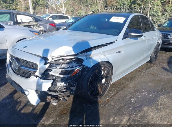 55SWF6EB7JU256613 2018 MERCEDES-BENZ AMG C 43 Silver Front left