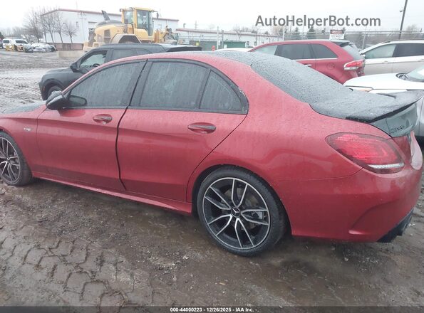 55SWF6EBXKU292331 2019 MERCEDES-BENZ AMG C 43 Burgundy სალონის 360-გრადუსიანი ხედი