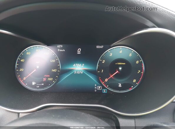 55SWF8DB6KU322647 2019 MERCEDES-BENZ C-CLASS Серый Вид задних сидений