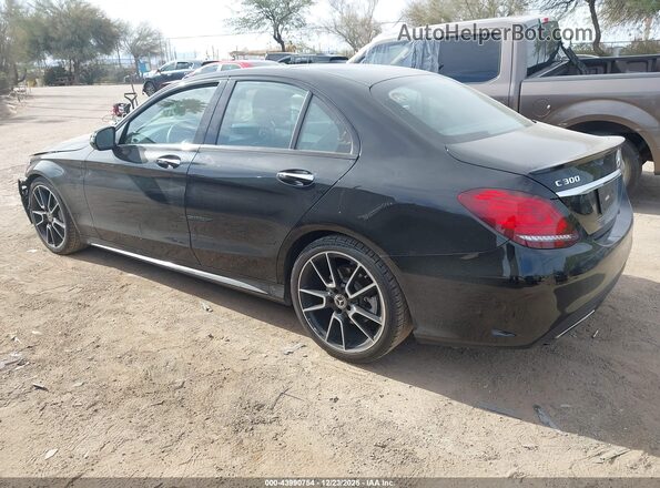 55SWF8DB9KU288106 2019 MERCEDES-BENZ C-CLASS Черный Задняя левая четверть