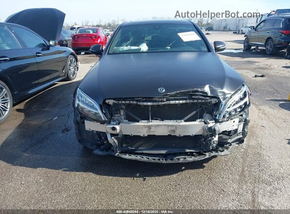 55SWF8DBXLU323768 2020 MERCEDES-BENZ C-CLASS Black წინა ხედი