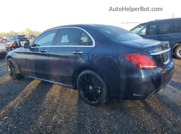 55SWF8EB1KU300876 2019 MERCEDES-BENZ C Blue უკანა მარცხენა