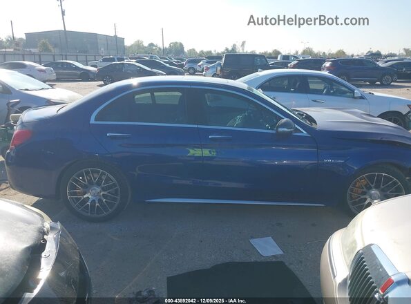 55SWF8HB3KU293571 2019 MERCEDES-BENZ AMG C 63 Синий 