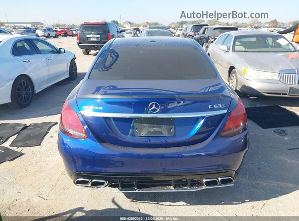 55SWF8HB3KU293571 2019 MERCEDES-BENZ AMG C 63 Синий 