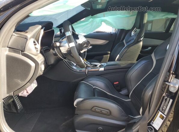 55SWF8HB7LU331885 2020 MERCEDES-BENZ C Black Widok wnętrza z przodu