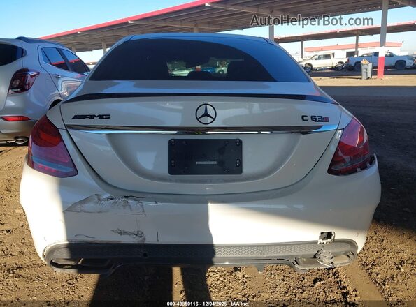 55SWF8HB8JU272777 2018 MERCEDES-BENZ AMG C 63 Белый 