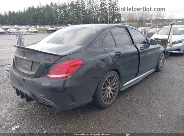 55SWF8HB9GU100346 2016 MERCEDES-BENZ AMG C 63 Black Հետևի աջ